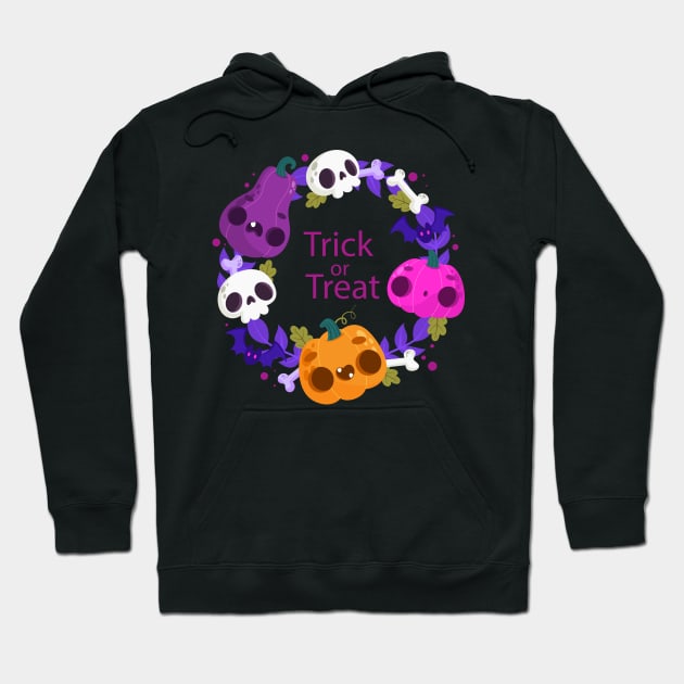 Trick Or Treat Hoodie by Mako Design 